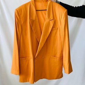Vintage yellow/orange blazer